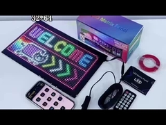 Yüksek Parlaklık 3500 Nits LED Esnek Ekran Bluetooth Bağlantısı 1330x192mm