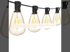 Düğününüzü Patio Işıkları ve AC 110V/220V Giriş Voltajı ile Şıklığa Ekleyin